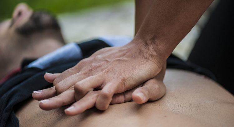 CPR hand placement
